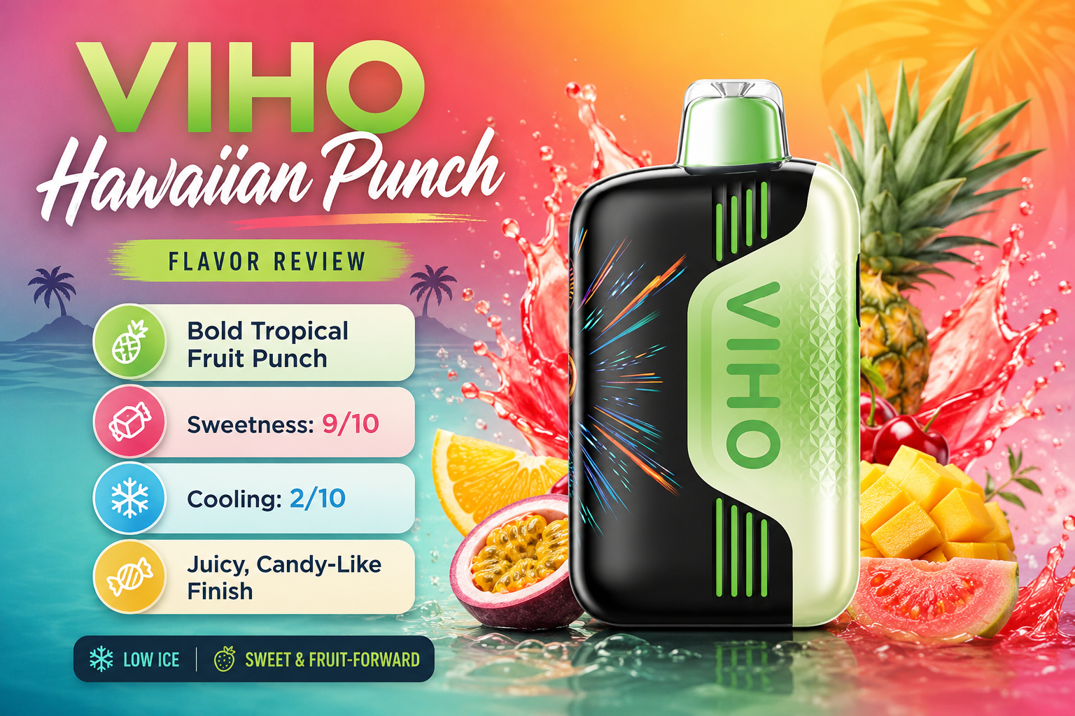 VIHO Hawaiian Punch Flavor Review